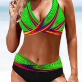 Eva - Vrolijke Kleurrijke Bikini