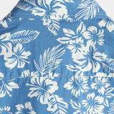 Hawaïblouse met korte mouwen en bloemenpatroon