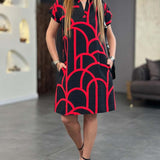 luna® | Jurk met Korte Mouwen