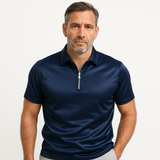 Laluna® | Klassieke Rits Polo Shirt