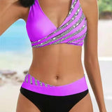 Mona - Geprinte Bikini in Warme Tinten