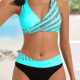 Mona - Geprinte Bikini in Warme Tinten