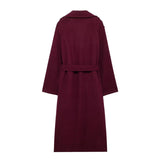 Laluna® | Classy Burgundy Jas