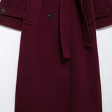 Laluna® | Classy Burgundy Jas