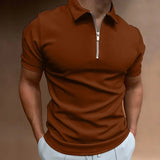 Laluna® | Klassieke Rits Polo Shirt