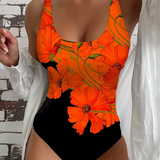 Lucy - Elegante Eénstuk Badpak met Bloemenprint