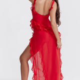 luna® | Stralende Jurk met Ruffles
