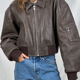 Laluna® | Cropped Bomber