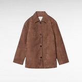 Laluna® | Collared Suede Jacket