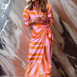 luna® | Jurk met Wikkelprint
